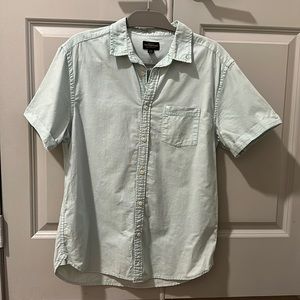 Shipmen Supply CPO Provisions Green Button Down Size Small